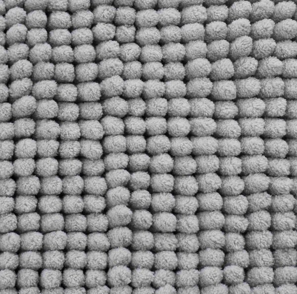 Šedá koupelnová předložka 50x80 cm Bobble – Catherine Lansfield