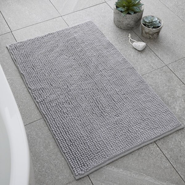 Šedá koupelnová předložka 50x80 cm Bobble – Catherine Lansfield