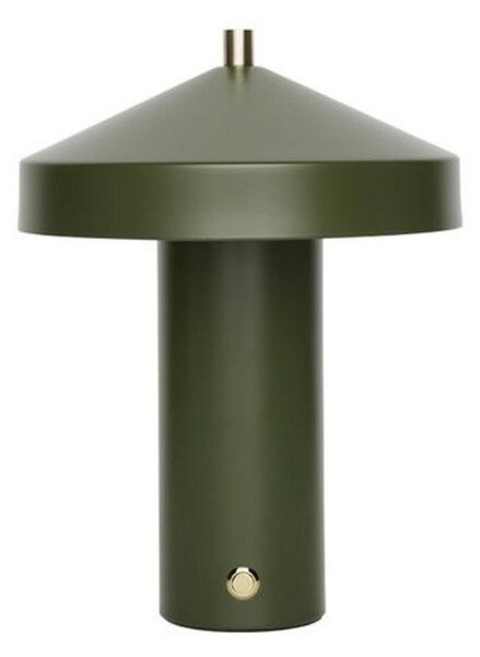 Stolní lampa OYOY Living Design, stmívatelné, Zelená, Obývací pokoj, Kov