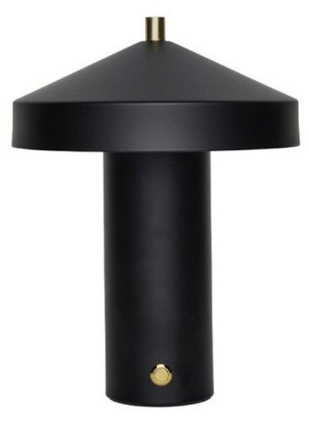 Stolní lampa OYOY Living Design, stmívatelné, Černá, Obývací pokoj, Kov