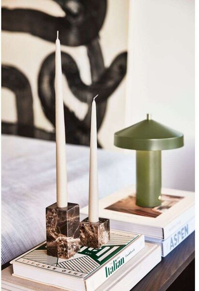 Stolní lampa OYOY Living Design, stmívatelné, Zelená, Obývací pokoj, Kov
