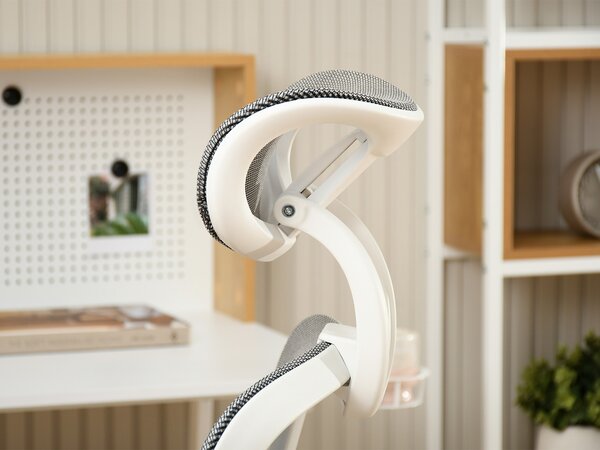 Kancelářské křeslo Ikergen (šedá + bílá). Akce -15%