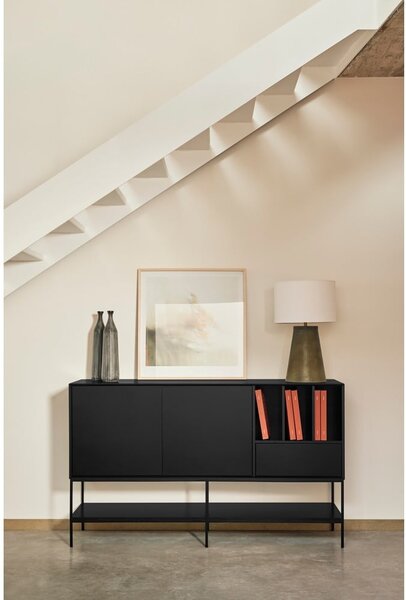 Černá komoda 166x98x45 cm Platt – Teulat