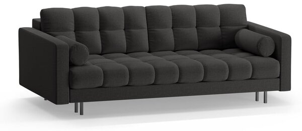 Tmavě šedá rozkládací/s úložným prostorem pohovka 222 cm Bali – Cosmopolitan Design