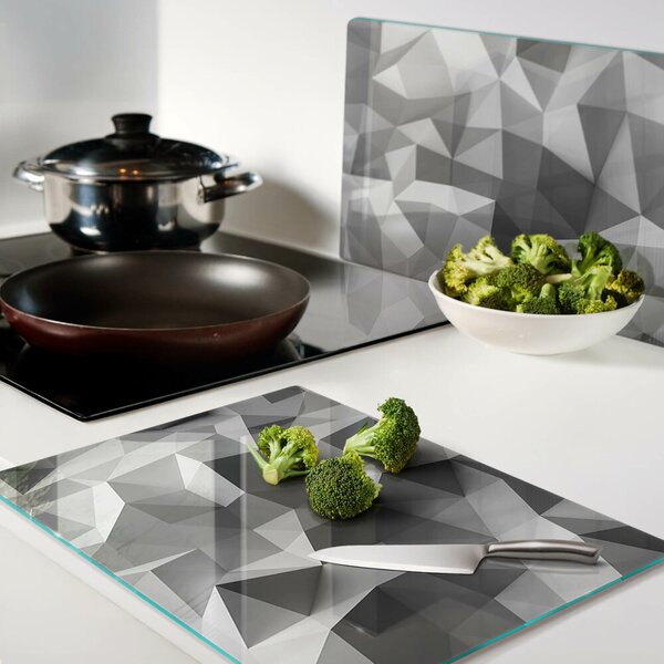 Skleněná krájecí deska Abstraktní geometrický vzor ddk-nr-wm-00005874