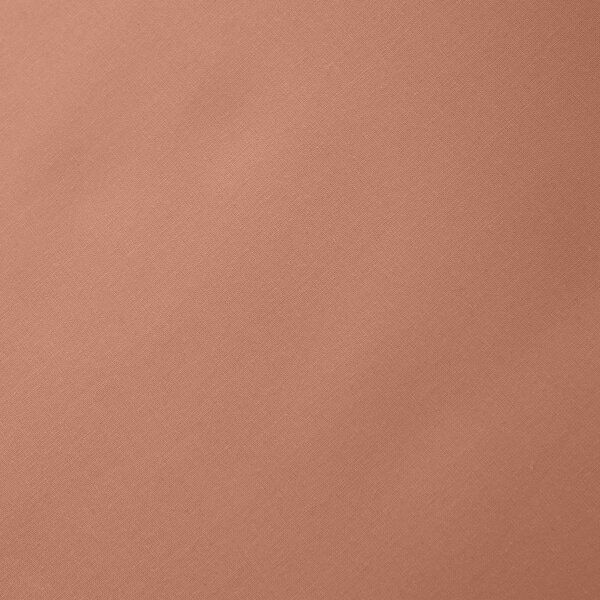 Napínací prostěradlo z bavlněného perkálu v terakotové barvě 90x190 cm Cotton Percale – Bianca