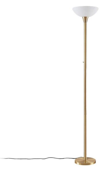 Stojací Lampa Lindby, Ignacia, Zlatá / mosazná, Obývací pokoj, Kov, Moderní