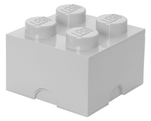 Světle šedý úložný box LEGO® Smart 25 x 25 cm