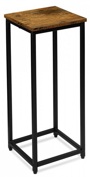 TZB Květinový stojan Loft Arben 60 cm černý/dub