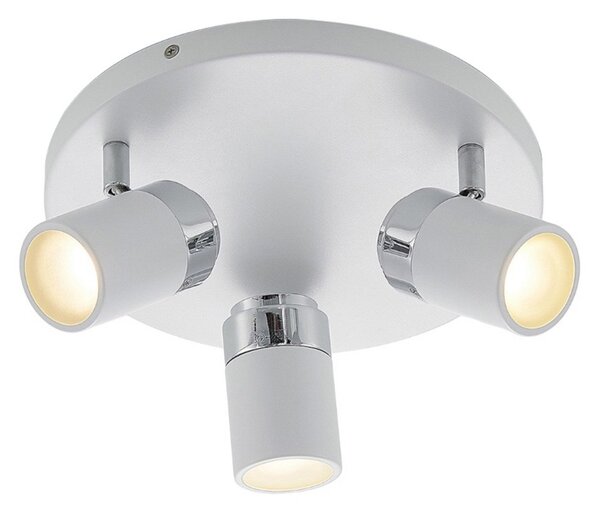 Stropní Lampa Lindby, Kardo, stmívatelné, Bílá, Obývací pokoj, Kov, Moderní