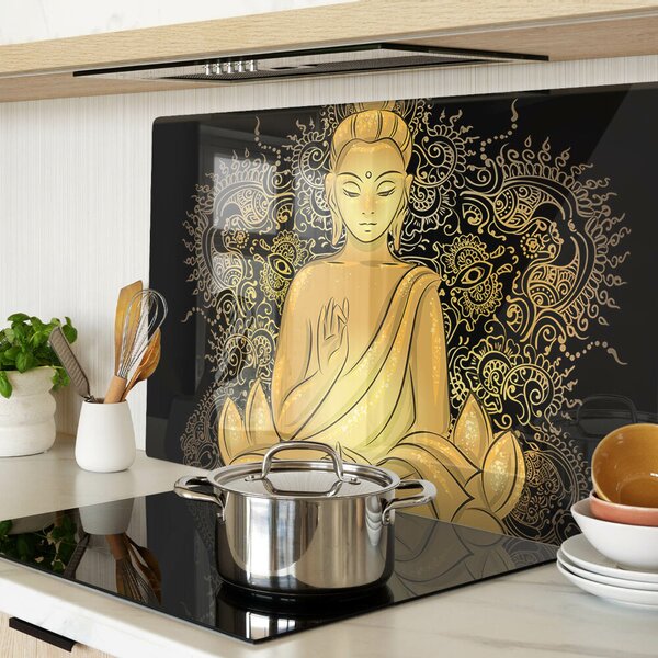 Skleněná krájecí deska Buddha v meditaci ddk-nr-wm-00005878