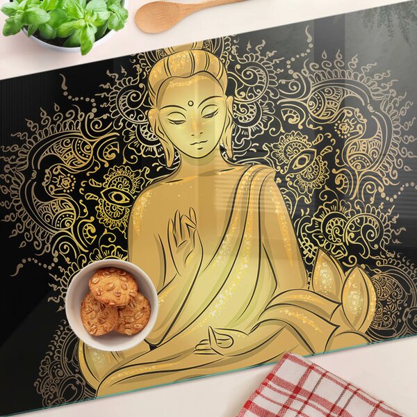 Skleněná krájecí deska Buddha v meditaci ddk-nr-wm-00005878