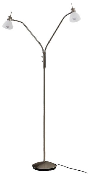 Stojací Lampa Lindby, Gwendolin, Metalická, Obývací pokoj, Kov, Moderní