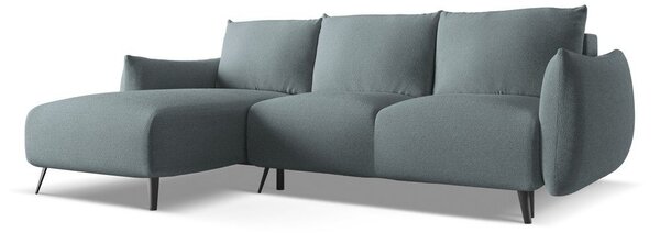 Světle modrá rohová pohovka (levý roh) Malie – Makamii