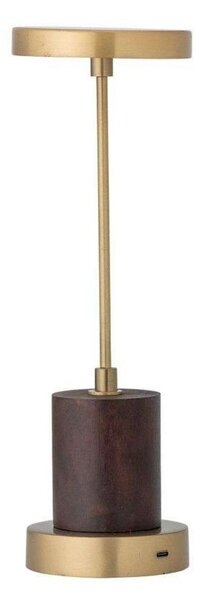 Stolní lampa Bloomingville, stmívatelné, Zlatá / mosazná, Obývací pokoj, Kov