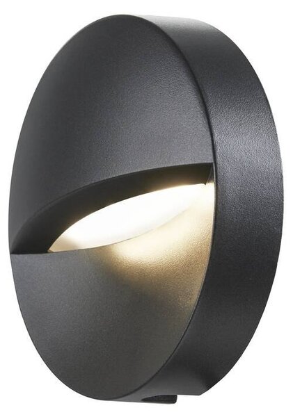 LA 1002868 DOWNUNDER OUT round WL, Outdoor, nástěnné vestavné LED svítidlo, antracitové, 3000K - BIG WHITE (SLV)