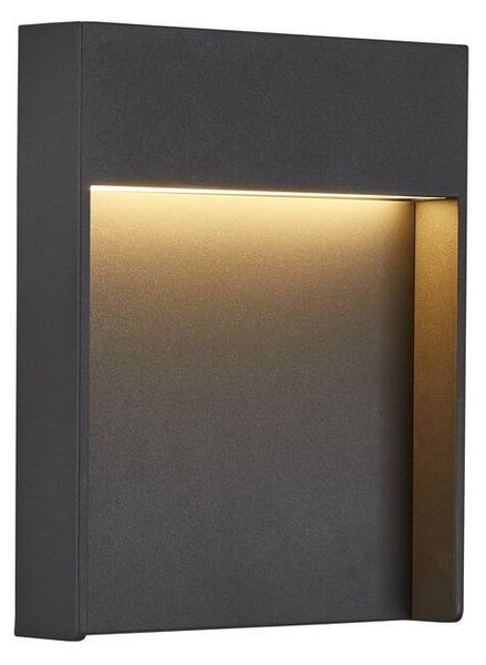 LA 1002952 FLATT Outdoor, nástěnné LED svítidlo, 3000K, IP65, antracitové - BIG WHITE (SLV)