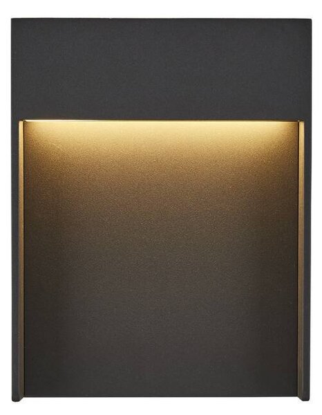 LA 1002952 FLATT Outdoor, nástěnné LED svítidlo, 3000K, IP65, antracitové - BIG WHITE (SLV)