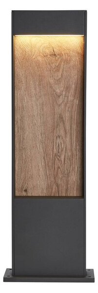 LA 1002957 FLATT POLE 65 Outdoor, stojací LED svítidlo, 3000K, IP65, antracitové/hnědé - BIG WHITE (SLV)