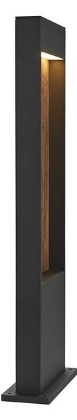LA 1002957 FLATT POLE 65 Outdoor, stojací LED svítidlo, 3000K, IP65, antracitové/hnědé - BIG WHITE (SLV)