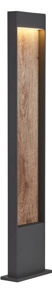 LA 1002959 FLATT POLE 100 Outdoor, stojací LED svítidlo, 3000K, IP65, antracitové/hnědé - BIG WHITE (SLV)