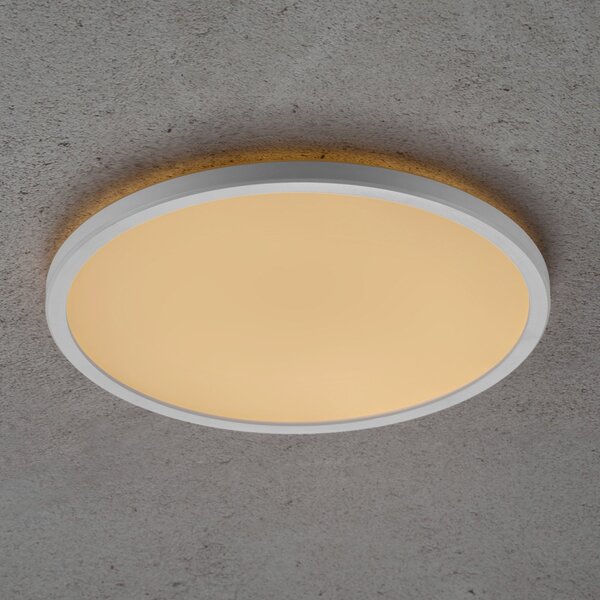 Stropní Lampa Nordlux, Planura, stmívatelné, Bílá, Obývací pokoj, Plast, Moderní