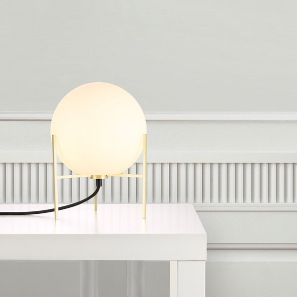 Stolní lampa Nordlux, Alton, Bílá, Obývací pokoj, Sklo, Moderní