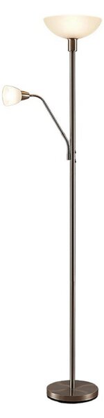Stojací Lampa Lindby, Jost, Šedá, Obývací pokoj, Kov, Moderní