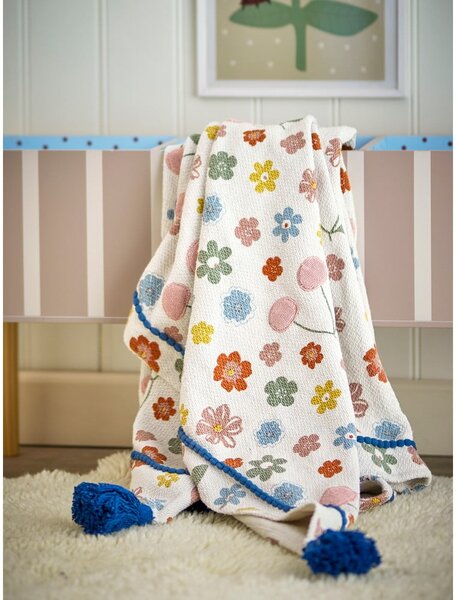 Dětská deka z recyklované bavlny 130x160 cm Cherry – Bloomingville Mini