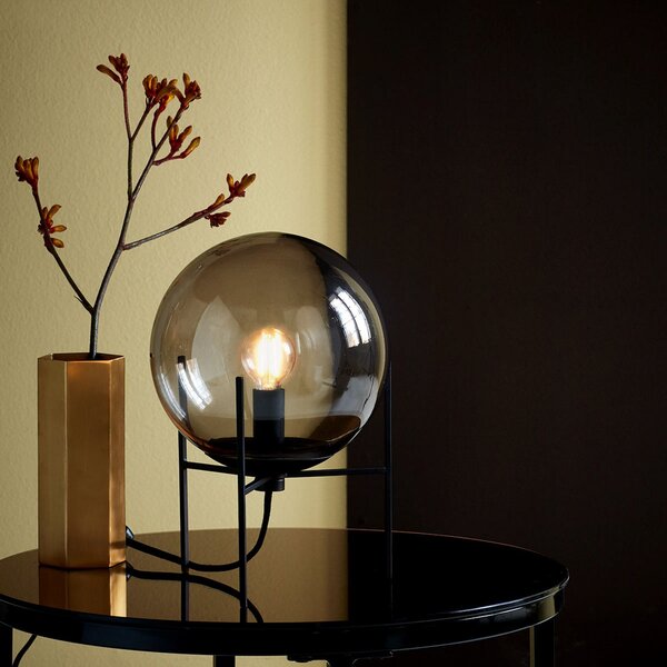 Stolní lampa Nordlux, Alton, Šedá, Obývací pokoj, Sklo, Moderní