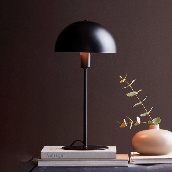 Stolní lampa Nordlux, Ellen 20, Černá, Obývací pokoj, Kov, Skandinávský