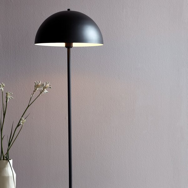 Stojací Lampa Nordlux, Ellen 40, Černá, Obývací pokoj, Kov, Skandinávský