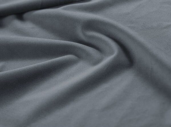 Světle modrá čalouněná dvoulůžková postel s úložným prostorem/bez čela s roštem 160x200 cm Susan – Micadoni