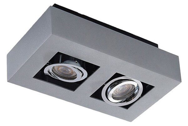 Stropní Lampa Arcchio, VINCE, stmívatelné, Šedá, Chodba, Hliník, Moderní