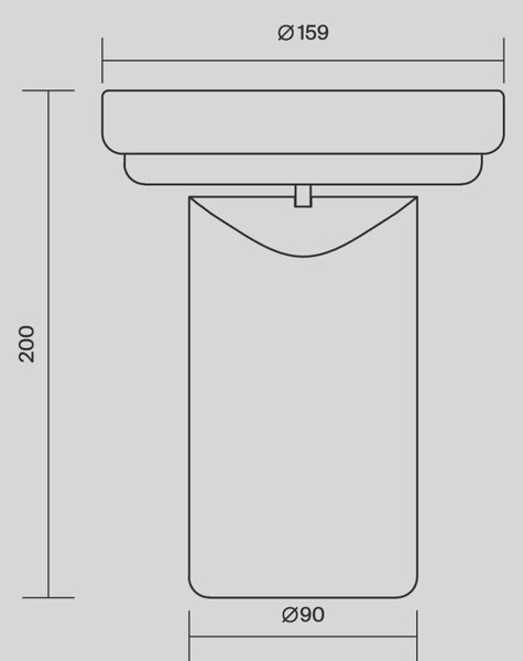 MAYTONI Stolní nabíjecí lampa Topo 2700K 5W MOD508TL-L5BK