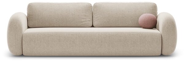 Béžová žinylková rozkládací/s úložným prostorem pohovka 262 cm Tonale – Cosmopolitan Design