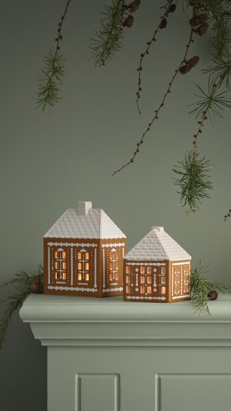 Kähler Design Svícen Urbania Gingerbread - Small KD471