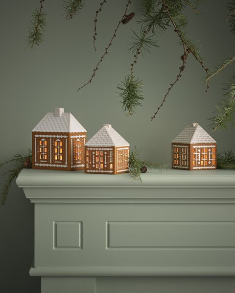 Kähler Design Svícen Urbania Gingerbread - Small KD471
