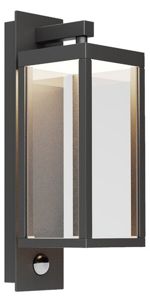 Venkovní svítidla Lucande, Ferdinand, Šedá, Balkon, Sklo, Moderní