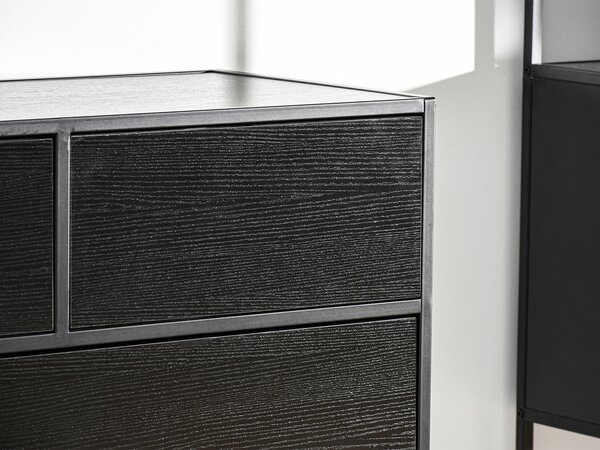 Komoda Samboan (černá). Akce -10%