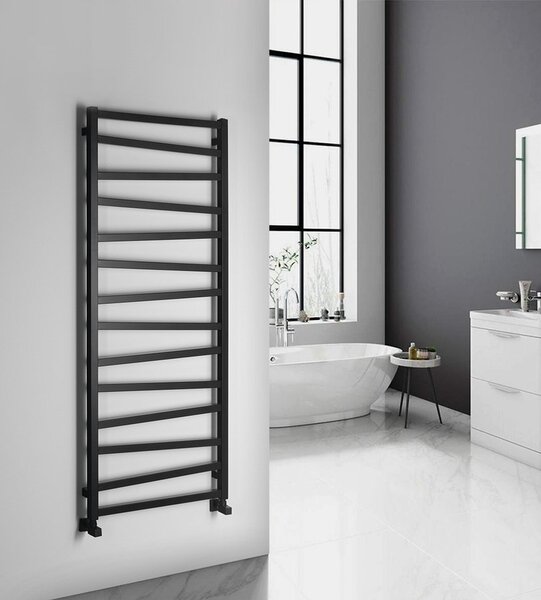 Sapho Sapho, ZIG otopné tileso 600x1572 mm, eerná mat