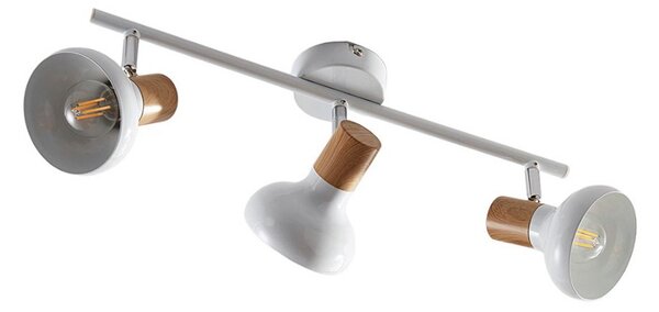 Stropní Lampa Lindby, Fridolin, stmívatelné, Bílá, Kuchyně, Kov, Moderní