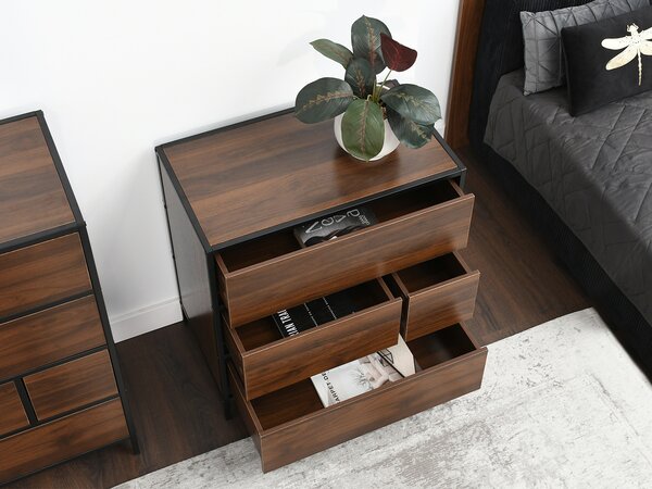 Komoda Samboan (černá). Akce -10%