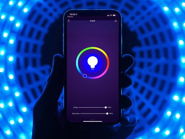 CEN SPFSMA-181900 LED SPOTfive SMART ZAPUŠTĚNÉ 200mm 12W 3000-6500K 750Lm 120d IP20-IK08 Tuya WiFi - CENTURY