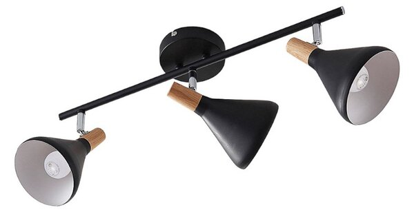 Stropní Lampa Lindby, Arina, stmívatelné, Černá, Ložnice, Kov, Moderní