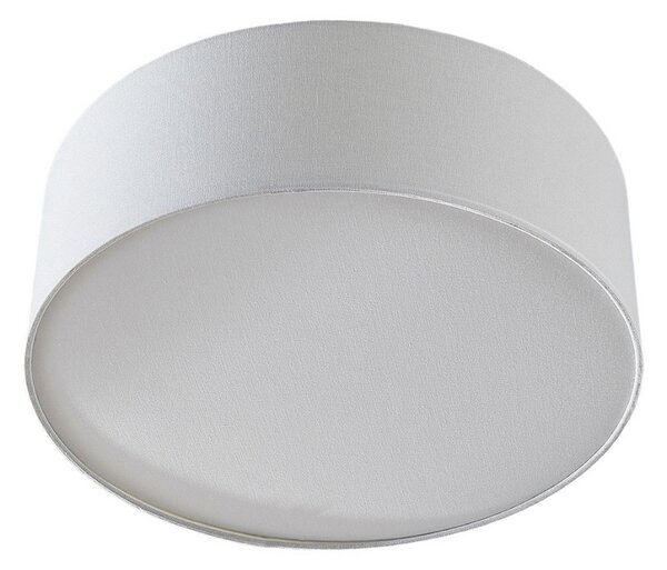 Stropní Lampa Lindby, Mariat, stmívatelné, Bílá, Obývací pokoj, Tkanina / Textil, Moderní