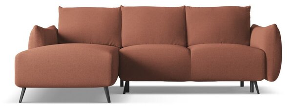 Růžová rohová pohovka (levý roh) Malie – Makamii