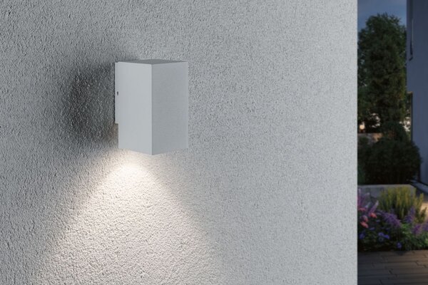 P 94329 VÝPRODEJ VZORKU - Venkovní nástěnné svítidlo Flame 1x3,8W IP44 3.000K bílá 230V - PAULMANN