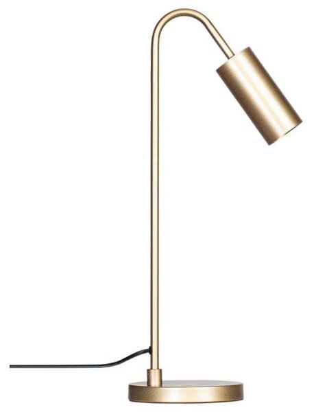 Stolní lampa By Rydéns, Curve, Zlatá / mosazná, Obývací pokoj, Kov, Moderní