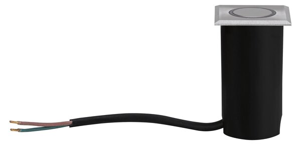 P 94364 Zemní svítidlo IP65 3.000K 2W ocel/umělá hmota 230V hranaté plné - PAULMANN